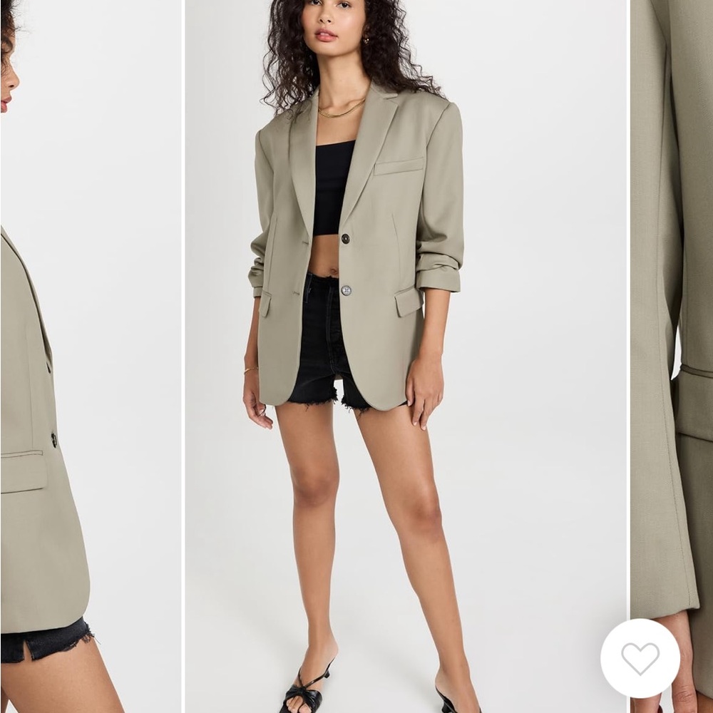 Women's Khaki Blazer / Anine bing